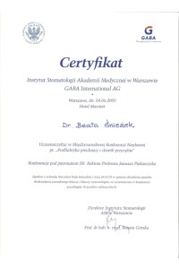 Ukończone kursy, dyplomy, zaświadczenia, certyfikaty: