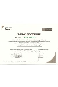 Ukończone kursy, dyplomy, zaświadczenia, certyfikaty: