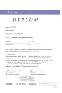 Ukończone kursy, dyplomy, zaświadczenia, certyfikaty: