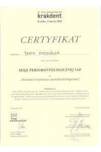 Ukończone kursy, dyplomy, zaświadczenia, certyfikaty: