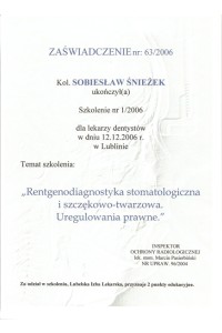 Ukończone kursy, dyplomy, zaświadczenia, certyfikaty: