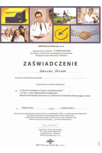 Ukończone kursy, dyplomy, zaświadczenia, certyfikaty: