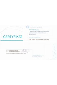 Ukończone kursy, dyplomy, zaświadczenia, certyfikaty: