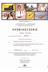 Ukończone kursy, dyplomy, zaświadczenia, certyfikaty:
