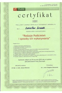 Ukończone kursy, dyplomy, zaświadczenia, certyfikaty: