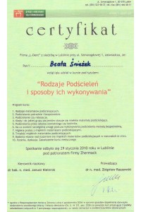 Ukończone kursy, dyplomy, zaświadczenia, certyfikaty: