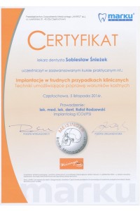 Ukończone kursy, dyplomy, zaświadczenia, certyfikaty: