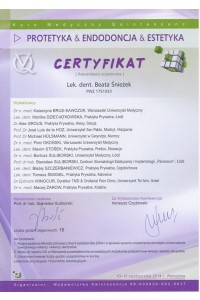 Ukończone kursy, dyplomy, zaświadczenia, certyfikaty: