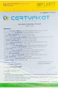 Ukończone kursy, dyplomy, zaświadczenia, certyfikaty: